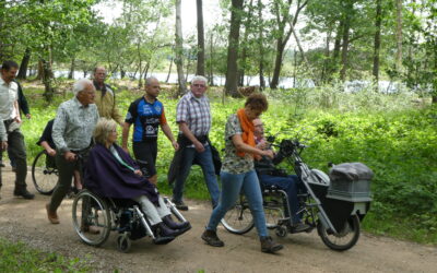 Rolstoelpad Leersumse Veld officieel geopend